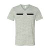 White Marble Unisex Jersey Short-Sleeve V-Neck T-Shirt Thumbnail