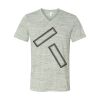 White Marble Unisex Jersey Short-Sleeve V-Neck T-Shirt Thumbnail