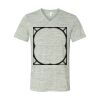 White Marble Unisex Jersey Short-Sleeve V-Neck T-Shirt Thumbnail