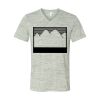 White Marble Unisex Jersey Short-Sleeve V-Neck T-Shirt Thumbnail