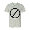 White Marble Unisex Jersey Short-Sleeve V-Neck T-Shirt Thumbnail