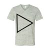 White Marble Unisex Jersey Short-Sleeve V-Neck T-Shirt Thumbnail