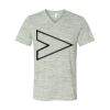 White Marble Unisex Jersey Short-Sleeve V-Neck T-Shirt Thumbnail