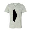White Marble Unisex Jersey Short-Sleeve V-Neck T-Shirt Thumbnail