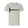 White Marble Unisex Jersey Short-Sleeve V-Neck T-Shirt Thumbnail