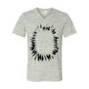 White Marble Unisex Jersey Short-Sleeve V-Neck T-Shirt Thumbnail
