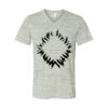 White Marble Unisex Jersey Short-Sleeve V-Neck T-Shirt Thumbnail