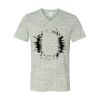 White Marble Unisex Jersey Short-Sleeve V-Neck T-Shirt Thumbnail