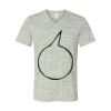White Marble Unisex Jersey Short-Sleeve V-Neck T-Shirt Thumbnail