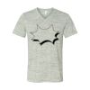 White Marble Unisex Jersey Short-Sleeve V-Neck T-Shirt Thumbnail
