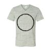 White Marble Unisex Jersey Short-Sleeve V-Neck T-Shirt Thumbnail
