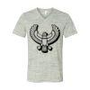 White Marble Unisex Jersey Short-Sleeve V-Neck T-Shirt Thumbnail