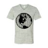 White Marble Unisex Jersey Short-Sleeve V-Neck T-Shirt Thumbnail