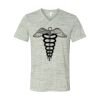 White Marble Unisex Jersey Short-Sleeve V-Neck T-Shirt Thumbnail