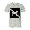 White Marble Unisex Jersey Short-Sleeve V-Neck T-Shirt Thumbnail