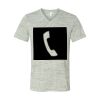 White Marble Unisex Jersey Short-Sleeve V-Neck T-Shirt Thumbnail