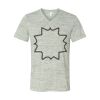 White Marble Unisex Jersey Short-Sleeve V-Neck T-Shirt Thumbnail