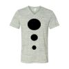 White Marble Unisex Jersey Short-Sleeve V-Neck T-Shirt Thumbnail
