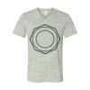 White Marble Unisex Jersey Short-Sleeve V-Neck T-Shirt Thumbnail