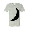 White Marble Unisex Jersey Short-Sleeve V-Neck T-Shirt Thumbnail