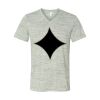White Marble Unisex Jersey Short-Sleeve V-Neck T-Shirt Thumbnail