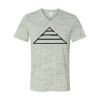 White Marble Unisex Jersey Short-Sleeve V-Neck T-Shirt Thumbnail