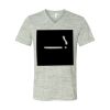 White Marble Unisex Jersey Short-Sleeve V-Neck T-Shirt Thumbnail