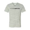 White Marble Unisex Jersey Short-Sleeve V-Neck T-Shirt Thumbnail
