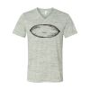 White Marble Unisex Jersey Short-Sleeve V-Neck T-Shirt Thumbnail
