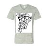 White Marble Unisex Jersey Short-Sleeve V-Neck T-Shirt Thumbnail