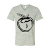 White Marble Unisex Jersey Short-Sleeve V-Neck T-Shirt Thumbnail
