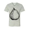 White Marble Unisex Jersey Short-Sleeve V-Neck T-Shirt Thumbnail