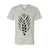 White Marble Unisex Jersey Short-Sleeve V-Neck T-Shirt Thumbnail