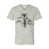 White Marble Unisex Jersey Short-Sleeve V-Neck T-Shirt Thumbnail