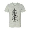 White Marble Unisex Jersey Short-Sleeve V-Neck T-Shirt Thumbnail