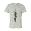 White Marble Unisex Jersey Short-Sleeve V-Neck T-Shirt Thumbnail