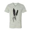 White Marble Unisex Jersey Short-Sleeve V-Neck T-Shirt Thumbnail