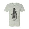 White Marble Unisex Jersey Short-Sleeve V-Neck T-Shirt Thumbnail