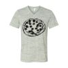 White Marble Unisex Jersey Short-Sleeve V-Neck T-Shirt Thumbnail