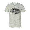 White Marble Unisex Jersey Short-Sleeve V-Neck T-Shirt Thumbnail