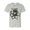 White Marble Unisex Jersey Short-Sleeve V-Neck T-Shirt Thumbnail