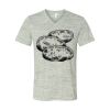 White Marble Unisex Jersey Short-Sleeve V-Neck T-Shirt Thumbnail