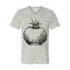 White Marble Unisex Jersey Short-Sleeve V-Neck T-Shirt Thumbnail