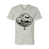 White Marble Unisex Jersey Short-Sleeve V-Neck T-Shirt Thumbnail