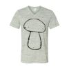 White Marble Unisex Jersey Short-Sleeve V-Neck T-Shirt Thumbnail