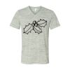 White Marble Unisex Jersey Short-Sleeve V-Neck T-Shirt Thumbnail