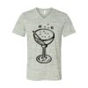 White Marble Unisex Jersey Short-Sleeve V-Neck T-Shirt Thumbnail