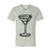 White Marble Unisex Jersey Short-Sleeve V-Neck T-Shirt Thumbnail