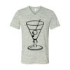 White Marble Unisex Jersey Short-Sleeve V-Neck T-Shirt Thumbnail