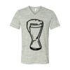 White Marble Unisex Jersey Short-Sleeve V-Neck T-Shirt Thumbnail